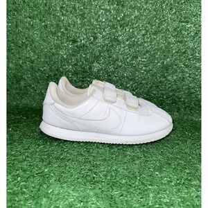 Nike Cortez Basic SL Youth Size 2.5Y‎ White Leather Shoes Sneakers 904767-102